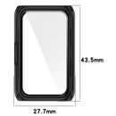 Hard PC Case for Huawei Band 7 / 6  /  Honor Band 7 / 6 Anti-Scratch Smart Watch Protective Case with Tempered Glass Screen Protector - Black - 6