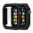 For Apple Watch Series 3 / 2 / 1 42mm PC + TPU Shockproof Watch Case Shell with Tempered Glass Screen Protector - Black - 1