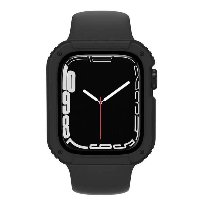 For Apple Watch Series 3 / 2 / 1 42mm PC + TPU Shockproof Watch Case Shell with Tempered Glass Screen Protector - Black - 4