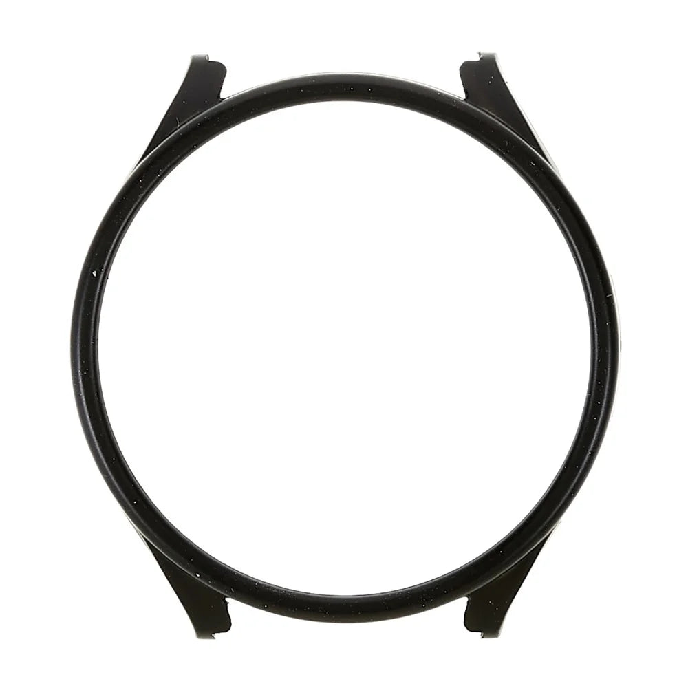 For Samsung Galaxy Watch5 44mm Rubberized PC Case Anti-Scratch Half Protective Cover - Black - 2