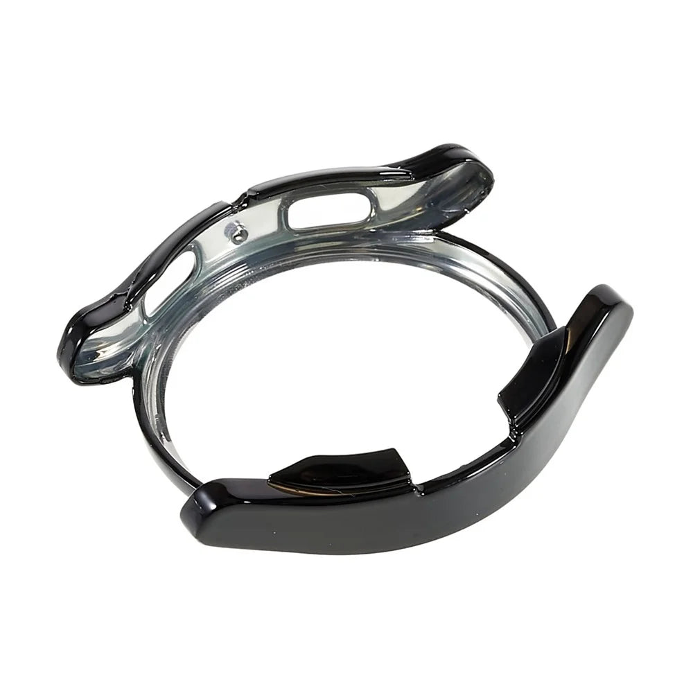 For Samsung Galaxy Watch5 44mm All-around Flexible TPU Case Soft Frame Shock Resistant Protective Cover - Black - 5