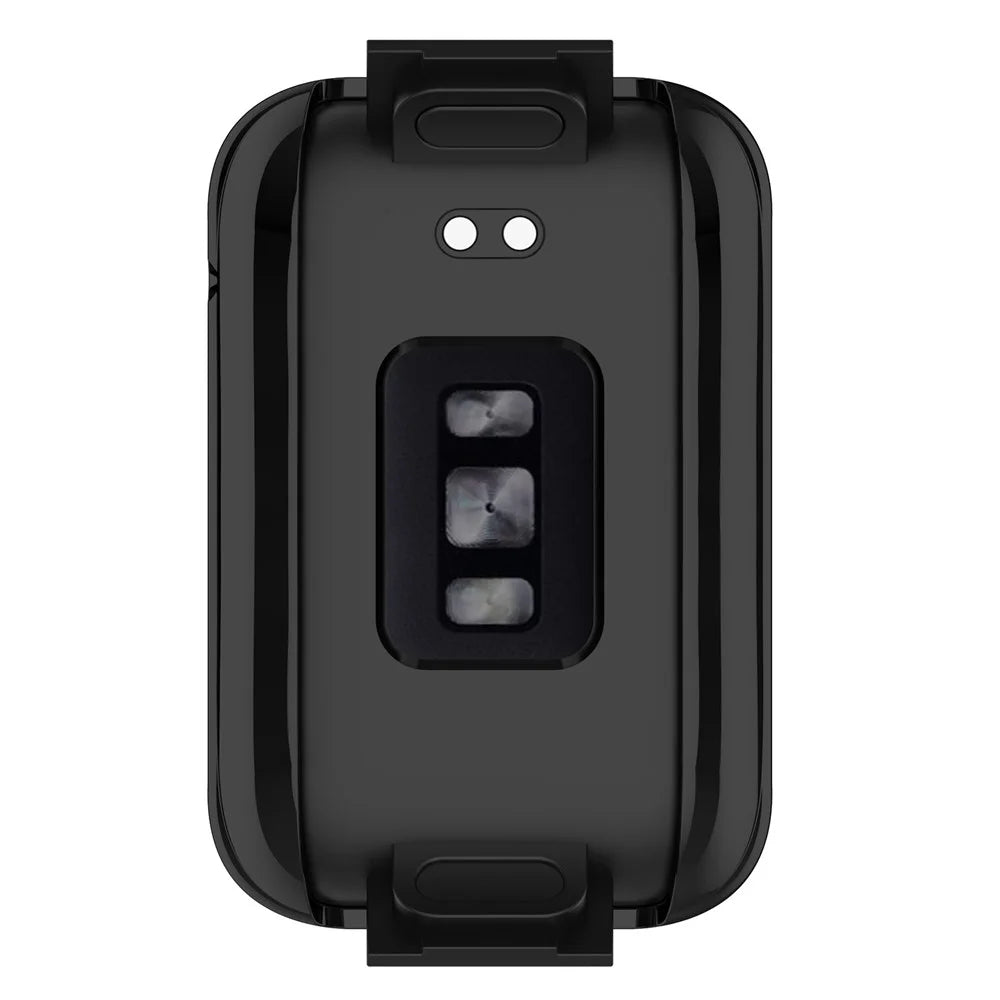 For Xiaomi Mi Band 7 Pro Soft TPU Full Coverage Protective Case Electroplated Frame Watch Cover Replacement - Black - 4