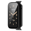 For Xiaomi Mi Band 7 Pro Hard PC  Case with HD Clear Tempered Glass Film Anti-Scratch Protective Cover - Black - 2