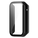 For Xiaomi Mi Band 7 Pro Hard PC  Case with HD Clear Tempered Glass Film Anti-Scratch Protective Cover - Black - 5