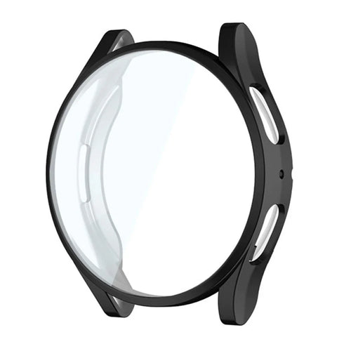 ENKAY HAT PRINCE For Samsung Galaxy Watch5 40mm Soft TPU Watch Case All Around Anti-Fall Electroplating Protective Cover - Black - 1