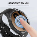 ENKAY HAT PRINCE For Samsung Galaxy Watch5 40mm Soft TPU Watch Case All Around Anti-Fall Electroplating Protective Cover - Black - 5