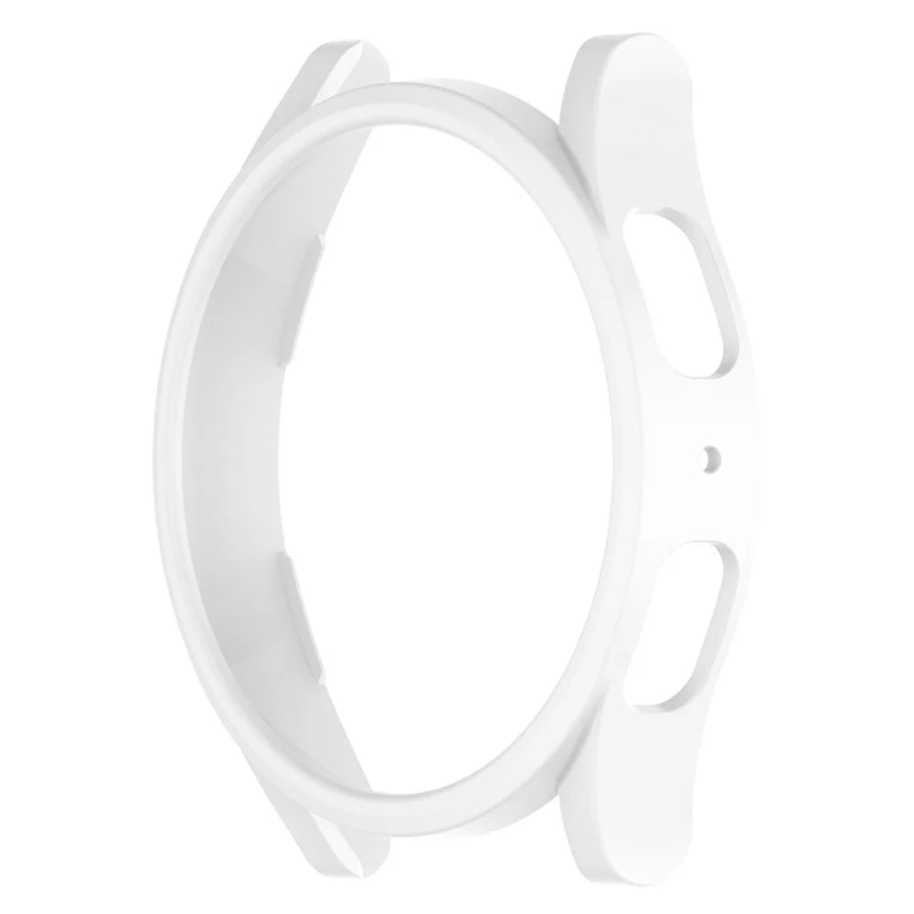 For Samsung Galaxy Watch5 / Watch4 44mm Hard PC Smart Watch Case Anti-scratch Hollow Protective Cover - White - 4