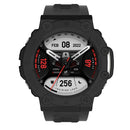 For Huami Amazfit T-Rex 2 Anti-scratch Smart Watch Case Hollow Hard PC Protective Cover - Black - 1