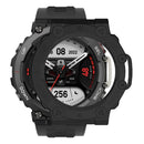 For Huami Amazfit T-Rex 2 Anti-scratch Smart Watch Case Hollow Hard PC Protective Cover - Black - 3