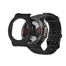 For Huami Amazfit T-Rex 2 Anti-scratch Smart Watch Case Hollow Hard PC Protective Cover - Black - 4