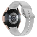 For Samsung Galaxy Watch 5 44mm Smart Watch PC Case Half Cover Frame Protector with Scale - Transparent - 4