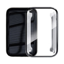 ENKAY HAT PRINCE For Xiaomi Mi Band 7 Pro Full Protection Soft TPU Watch Case Drop-Proof Electroplating Protective Cover with TPU Screen Film - Black - 1