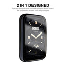 ENKAY HAT PRINCE For Xiaomi Mi Band 7 Pro Full Protection Soft TPU Watch Case Drop-Proof Electroplating Protective Cover with TPU Screen Film - Black - 2