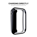 ENKAY HAT PRINCE For Xiaomi Mi Band 7 Pro Full Protection Soft TPU Watch Case Drop-Proof Electroplating Protective Cover with TPU Screen Film - Black - 3