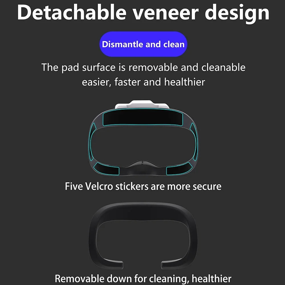 FIIT VR X2 for Oculus Quest 2 VR Cooling Fan Active Ventilation Air Circulation Fan Breathable Face Cover Pad - 5