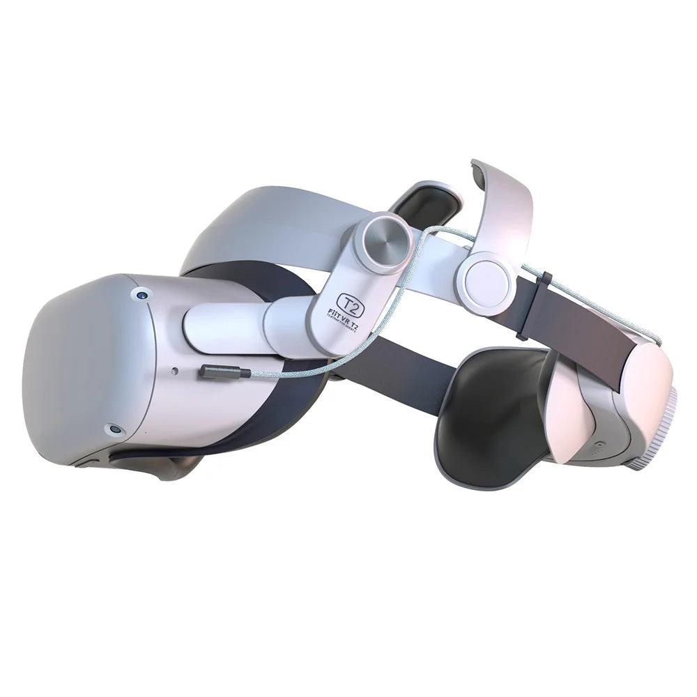 FIIT VR T2 Power For Oculus Quest 2 VR Head Strap Adjustable Headband 5000mAh Power Bank - 1