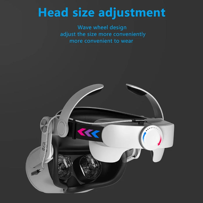 FIIT VR T2 Power For Oculus Quest 2 VR Head Strap Adjustable Headband 5000mAh Power Bank - 2