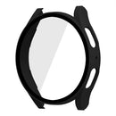 ENKAY HAT PRINCE for Huawei Watch 5 40mm Matte Rubberized Anti-scratch Hard PC Watch Case + Anti-wear 9H Tempered Glass Screen Protector - Black - 1