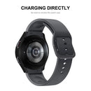 ENKAY HAT PRINCE for Huawei Watch 5 40mm Matte Rubberized Anti-scratch Hard PC Watch Case + Anti-wear 9H Tempered Glass Screen Protector - Black - 3