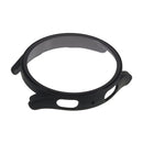 Rubberized Hard PC Case for Samsung Galaxy Watch 5 44mm Anti-Scratch Smart Watch Protective Case with Tempered Glass Screen Protector - Black - 4
