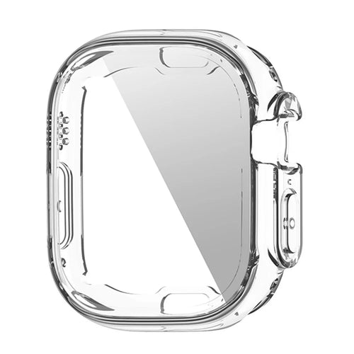 ENKAY HAT PRINCE for Apple Watch Ultra 3 / Ultra 2 / Ultra 49mm Transparent TPU Watch Protective Case Drop-resistant Cover with Screen Protector - 1