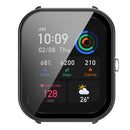 For Huami Amazfit GTS 4 Mini Hard PC Case with Tempered Glass Screen Protector Scratch Resistant Overall Protective Cover - Black - 6