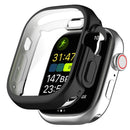For Apple Watch Ultra 3 / Ultra 2 / Ultra 49mm Electroplating Soft TPU Cover All-inclusive Protective Watch Case  - Black - 1