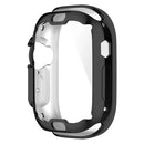 For Apple Watch Ultra 3 / Ultra 2 / Ultra 49mm Electroplating Soft TPU Cover All-inclusive Protective Watch Case  - Black - 3