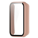 For Oppo Band 2 Protective Case with Tempered Glass Screen Protector Smart Watch Anti-Fall Hard PC Case - Pink - 4
