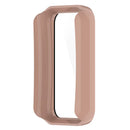 For Oppo Band 2 Protective Case with Tempered Glass Screen Protector Smart Watch Anti-Fall Hard PC Case - Pink - 5