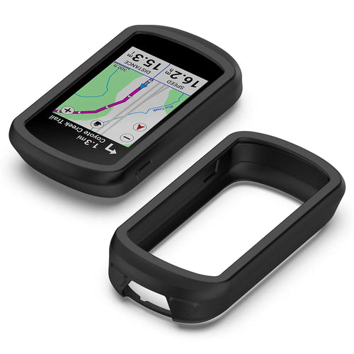 For Garmin Explore 2 Bike GPS Computer Anti-drop Protective Cover Soft Silicone Case - Black - 1