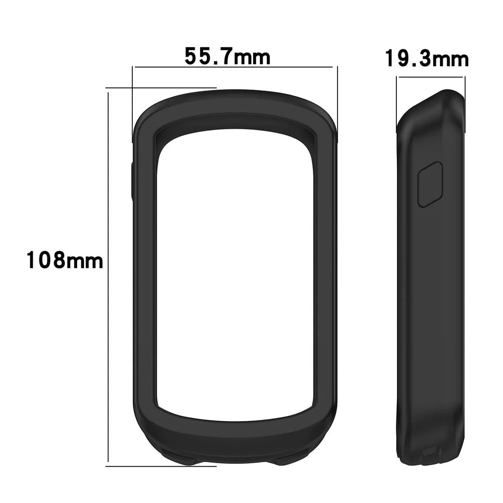 For Garmin Explore 2 Bike GPS Computer Anti-drop Protective Cover Soft Silicone Case - Black - 7