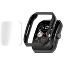 For Oppo Watch 3 Pro PC Watch Case Shockproof Protective Cover with Screen Protector - Black - 1