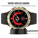 For Samsung Galaxy Watch 5 Pro 45mm Metal Watch Case Cover Quick Release Sports Watch Case Protector with Dial Plate - Gold - 4