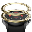 For Samsung Galaxy Watch 5 Pro 45mm Metal Watch Case Cover Quick Release Sports Watch Case Protector with Dial Plate - Gold - 5