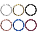 For Samsung Galaxy Watch 5 Pro 45mm Metal Watch Case Cover Quick Release Sports Watch Case Protector with Dial Plate - Gold - 6
