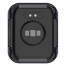 For Realme Watch 3 Hard PC Case with Tempered Glass Screen Protector HD Clear All Around Coverage Protective Cover - Ink Blue - 7