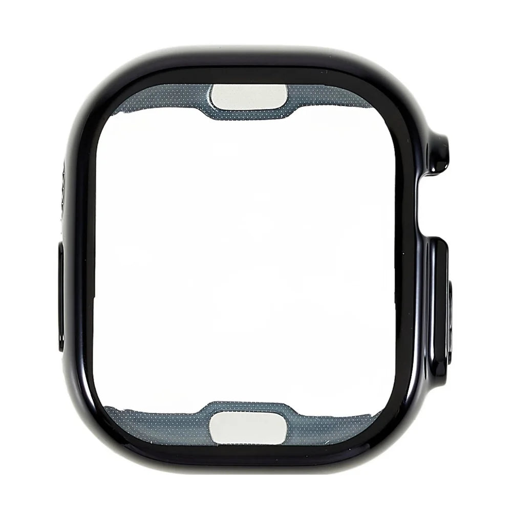 For Apple Watch Ultra 3 / Ultra 2 / Ultra 49mm Soft TPU Case HD High Sensitivity All Round Full Protection Anti-Fall Bumper Protective Cover - Black - 1
