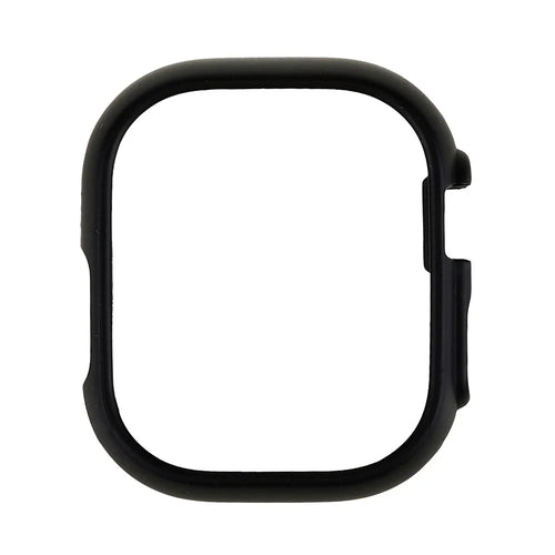 For Apple Watch Ultra 3 / Ultra 2 / Ultra 49mm Watch Case Quick Release Hollow PC Cover Shockproof Smart Watch Protective Case - Black - 1