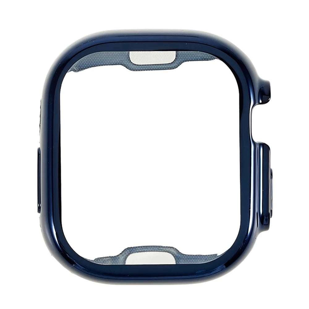 Protective TPU Case for Apple Watch Ultra 3 / Ultra 2 / Ultra 49mm Watermark-Free Smart Watch Case with Screen Protector - Blue - 1