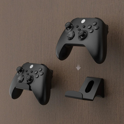 DOBE TY-18167 2PCS For Xbox One / Series / PS / Switch Pro / Google Game Controller Holder Wall Mounted Screw Adhesive Stand Bracket Wall Hanger - 2