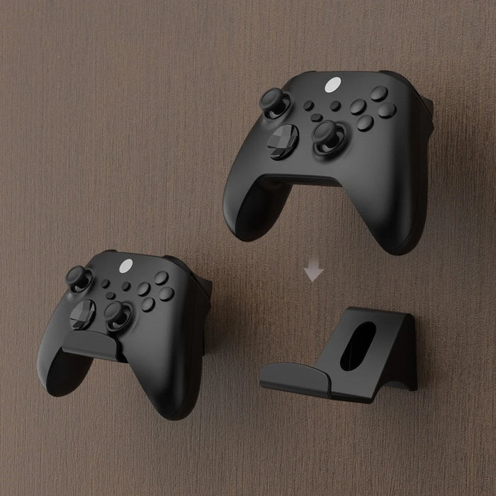 DOBE TY-18167 2PCS For Xbox One / Series / PS / Switch Pro / Google Game Controller Holder Wall Mounted Screw Adhesive Stand Bracket Wall Hanger - 2
