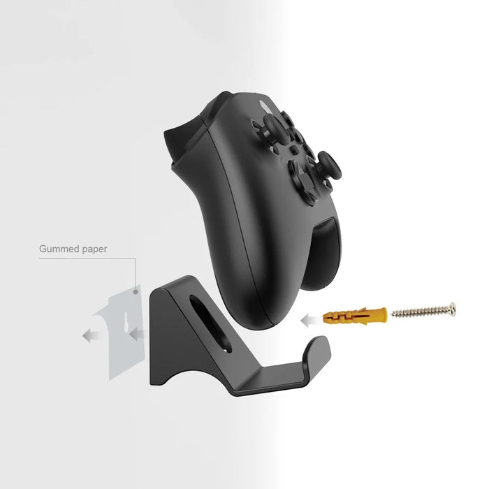DOBE TY-18167 2PCS For Xbox One / Series / PS / Switch Pro / Google Game Controller Holder Wall Mounted Screw Adhesive Stand Bracket Wall Hanger - 4