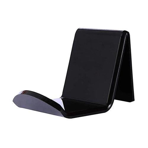 RTU66788 1PC Acrylic Game Controller Holder Wall Mounted Strong Adhesive Stand Headphone Hanger - Black - 1