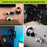 RTU66788 1PC Acrylic Game Controller Holder Wall Mounted Strong Adhesive Stand Headphone Hanger - Black - 2