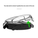 For Samsung Galaxy Watch 5 44mm Anti-Scratch PC Case Quick Release Sports Watch Case Protector with Dial Plate - Transparent - 2