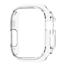 For Apple Watch Ultra 3 / Ultra 2 / Ultra 49mm Hard PC Frame Cover Electroplating Hollowed-out Anti-Scratch Protective Case - Transparent - 1