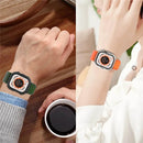 For Apple Watch Ultra 3 / Ultra 2 / Ultra 49mm Hard PC Frame Cover Electroplating Hollowed-out Anti-Scratch Protective Case - Transparent - 6
