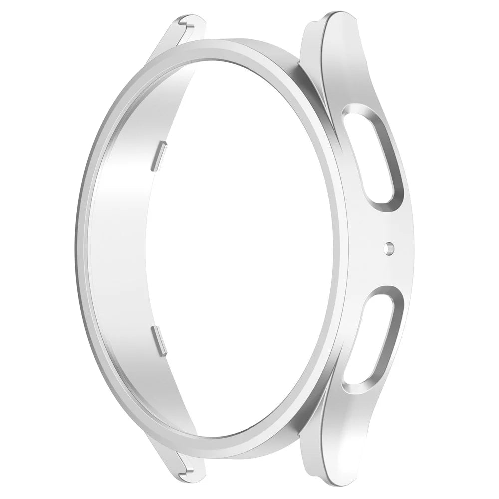 For Samsung Galaxy Watch 5 Pro 45mm Hard PC Watch Case Anti-scratch Hollow Watch Protective Cover Frame - Silver - 2