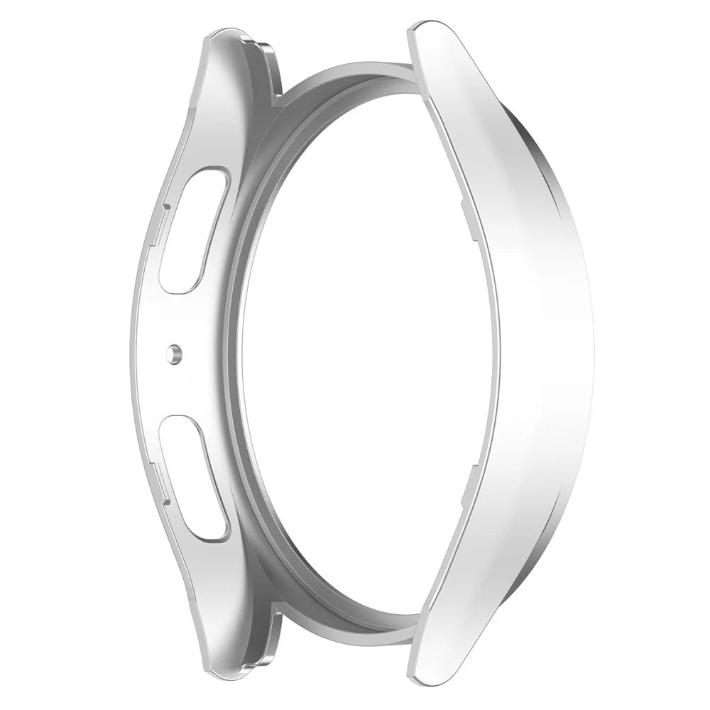 For Samsung Galaxy Watch 5 Pro 45mm Hard PC Watch Case Anti-scratch Hollow Watch Protective Cover Frame - Silver - 3